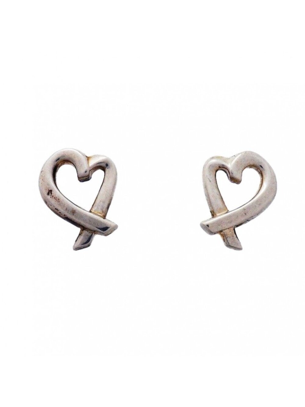Tiffany & Co Earrings Loving Silver
